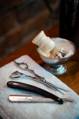 Scissors and shaving accessories