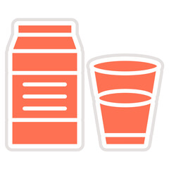 Milk Vector Icon Design Illustration
