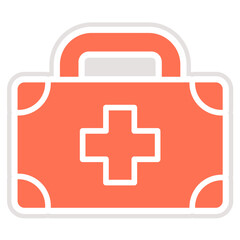 First aid kit Vector Icon Design Illustration