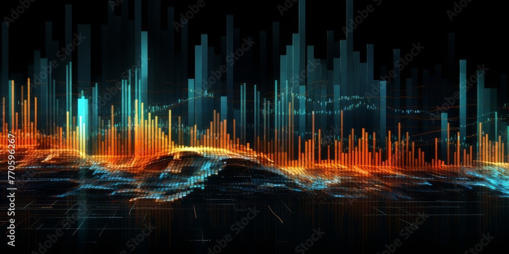 Aufkleber abstract financial patterns in a series of intriguing designs