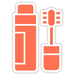 Mascara Vector Icon Design Illustration