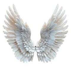 Obraz premium angel wings isolated on white background