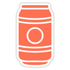Can Vector Icon Design Illustration
