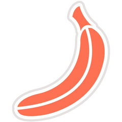 Banana Vector Icon Design Illustration
