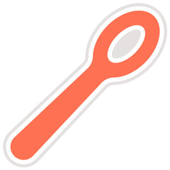 Spoon Vector Icon Design Illustration