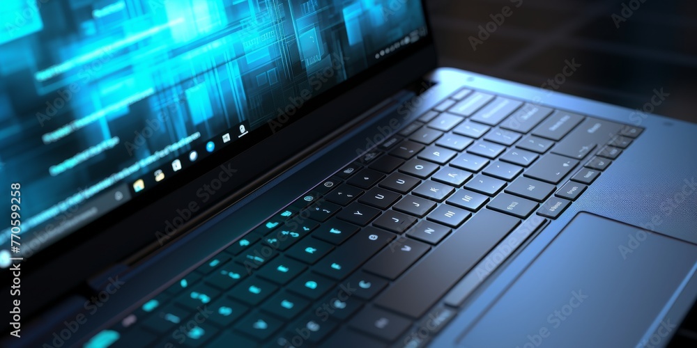 Aufkleber close up of a laptop screen with multiple tabs open for productivity and multitasking.