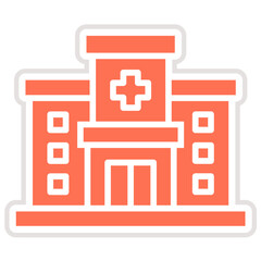 Fototapeta premium Hospital Vector Icon Design Illustration