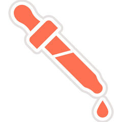 Eye Dropper Vector Icon Design Illustration