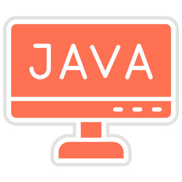 Java Vector Icon Design Illustration