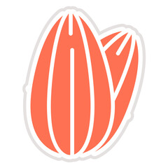 Nut Vector Icon Design Illustration