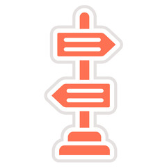 Signage Vector Icon Design Illustration