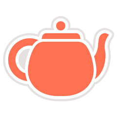 Teapot Vector Icon Design Illustration