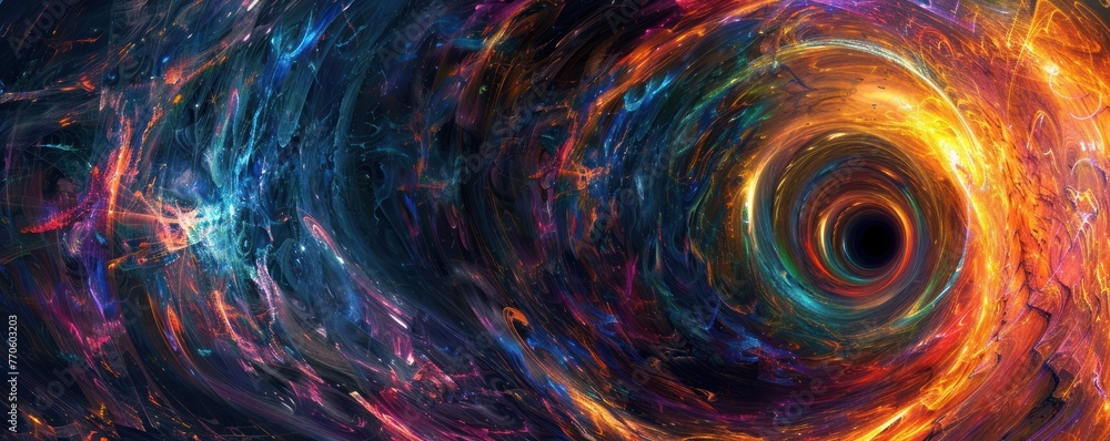 Aufkleber interstellar communication array, abstract tech ,generative ai