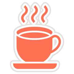 Tea Cup Vector Icon Design Illustration