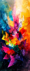 Abstract color design art for background and wallpaper and artwork.