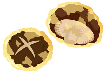 食べ物_和食_天ぷら_しいたけ