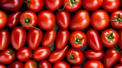 background of ripe red tomatoes. organic tomato closeup vegetable background 