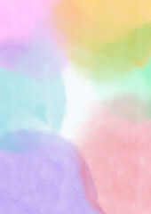 Hand painted pastel watercolour background  - 770605806