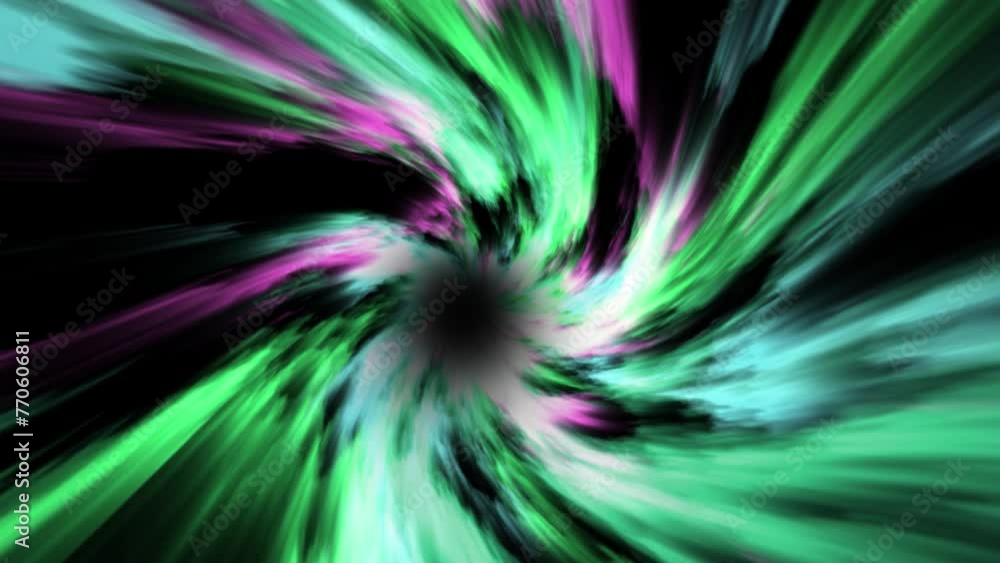 Leinwandbilder spiral motion background animation. abstract swirl with twisting lines rotation effect. ring energy.