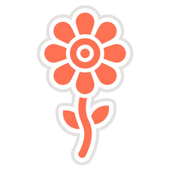 Flower Vector Icon Design Illustration