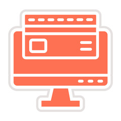 Retail Card Vector Icon Design Illustration