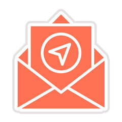 Send Mail Vector Icon Design Illustration