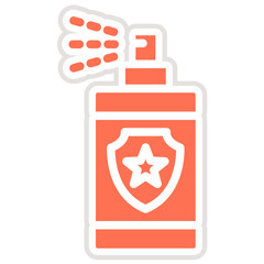 Pepper Spray Vector Icon Design Illustration