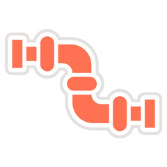 Pipe Vector Icon Design Illustration