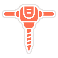 Drain Auger Vector Icon Design Illustration