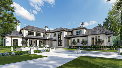 Modern and luxurious house