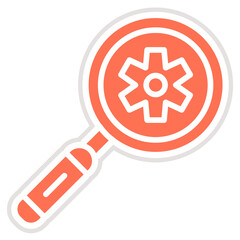 Inspecting Vector Icon Design Illustration