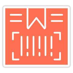 Package Scanning Vector Icon Design Illustration