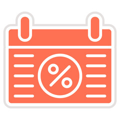 Annual Percentage Rate Vector Icon Design Illustration