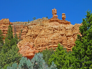 Scenic view of the Red Rocks in California