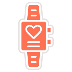 Wristwatch Vector Icon Design Illustration