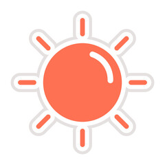 Sun Vector Icon Design Illustration