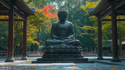  scene that inspires peace and meditation , buddha 