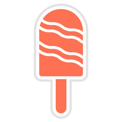 Ice lolly Vector Icon Design Illustration