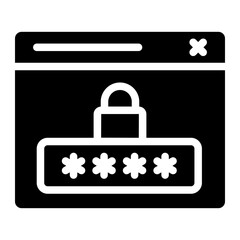 Web page protection icon