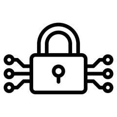 Cyber security icon