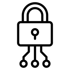 Cyber security icon