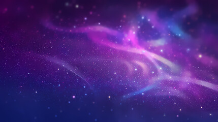 Fototapeta na wymiar Swirl particles purple glitter background