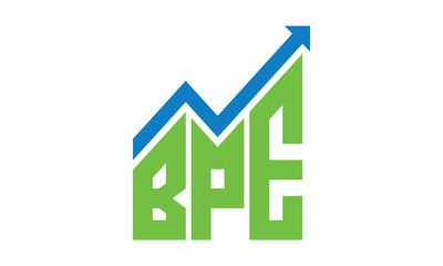 BPE financial logo design vector template.