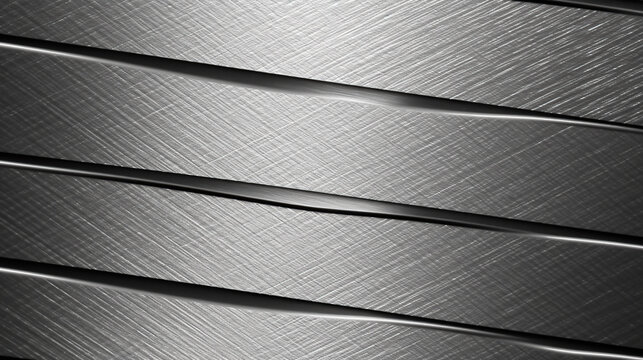 Stainless steel texture metal background AI Generated Image