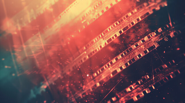 space for text, old film background, grunge movie.