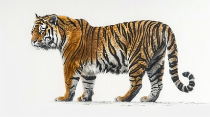 Obraz premium Produce a photorealistic depiction of a tiger