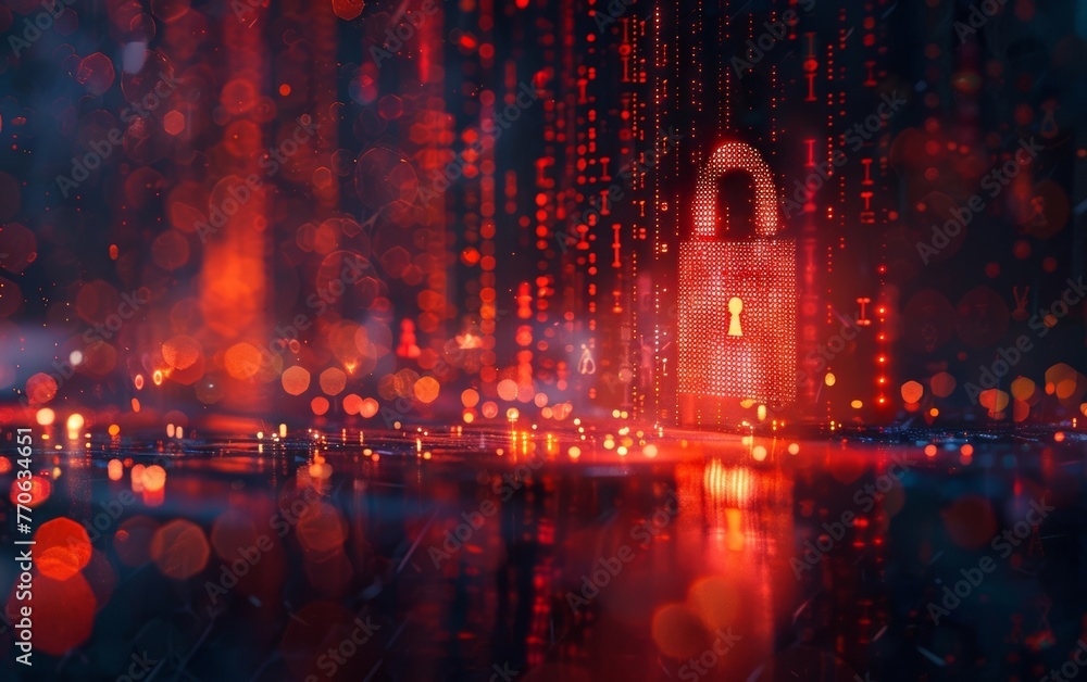 Poster ai-generated models are used to enhance cybersecurity measures and safeguard sensitive personal data