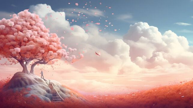 cool dreamy fantasy style wallpaper, dreamy wallpaper, dreamy colorfull bright wallpaper