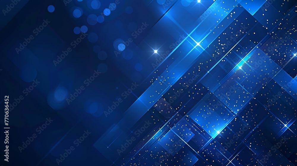 Poster contemporary abstract blue backdrop with a zigzag pattern. cutting-edge design. themes include innov