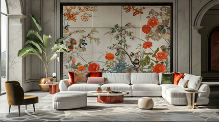 Contemporary interpretations of traditional motifs, offering a fresh perspective on timeless design